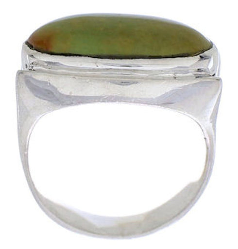Southwest Turquoise Silver Jewelry Ring Size 5-1/2 TX39840